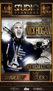 Nick Hogan's 21st Birthday - MyStudion Nightclub